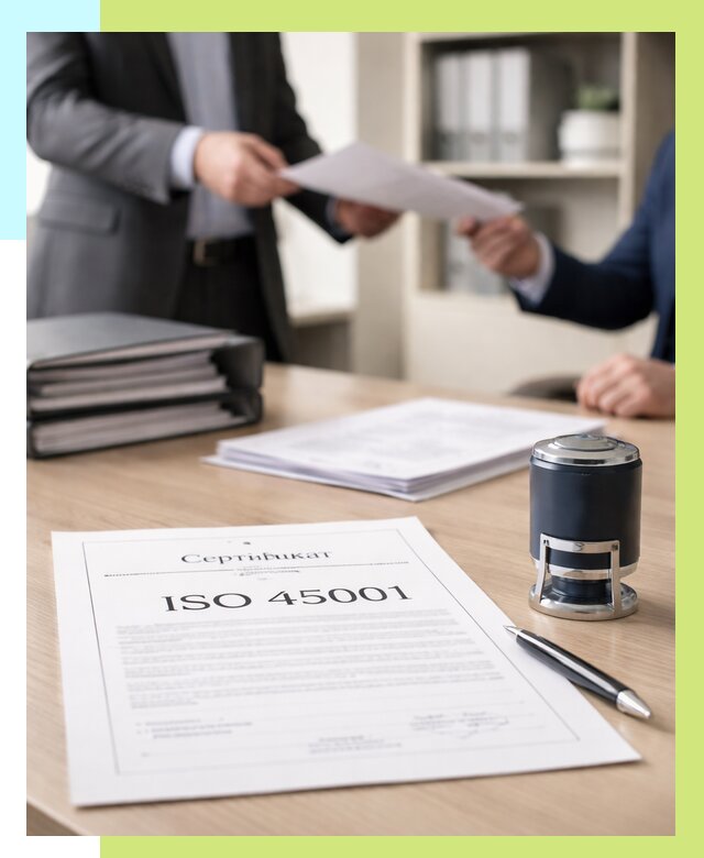 Сертификат ISO 45001 в Находке под ключ от 46418 р. | Сертэкс